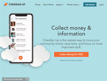 Tablet Screenshot of cheddarup.com